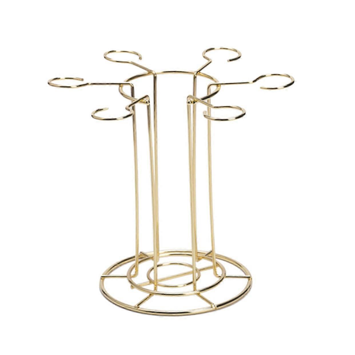 Wine Glass Holder Stand Stemware Rack with SpaceSaving Storage for Kitchen or Bar Display