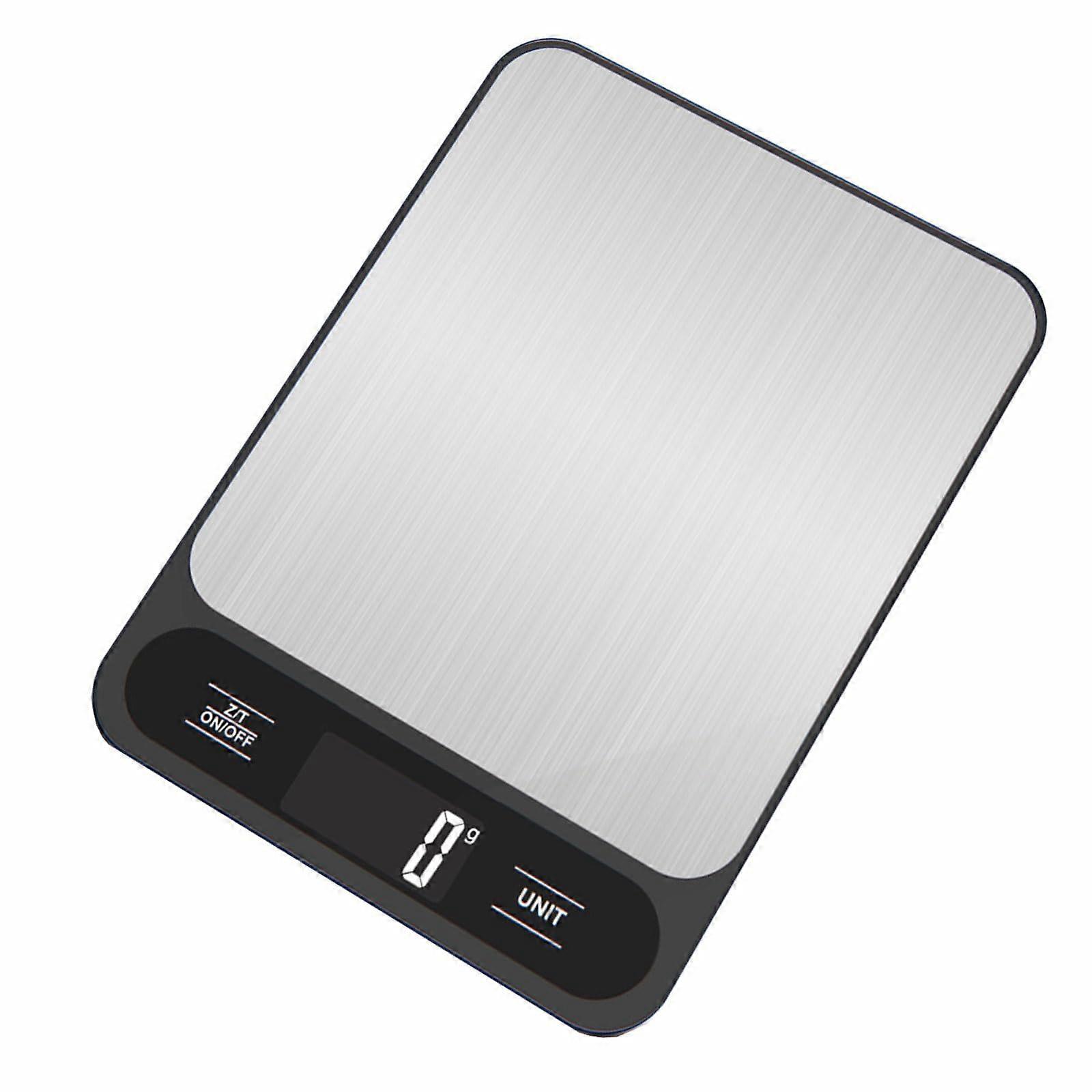 Rechargeable Digital Kitchen Scale 5kg with LCD Display, Precise 1g Graduation for Baking and Cooking