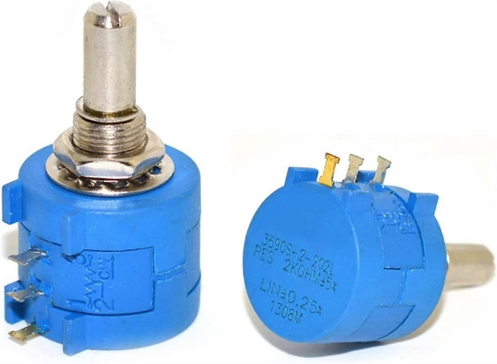 3590S Multiturn Potentiometer 500 Ohm Precision Adjustable Resistor for Electronics Projects