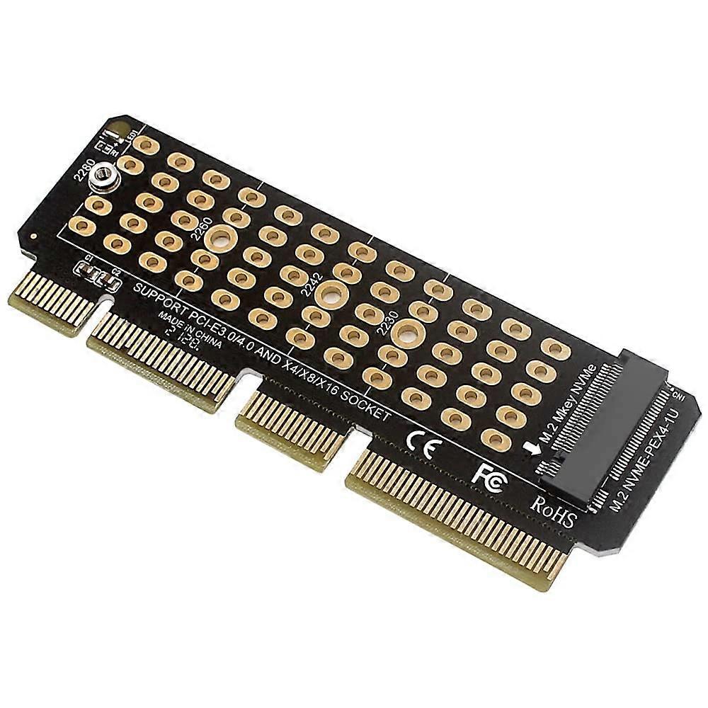 M.2 NVMe PCIe 4.0 Adapter Card for 1U Server, Speed MKey SSD Expansion