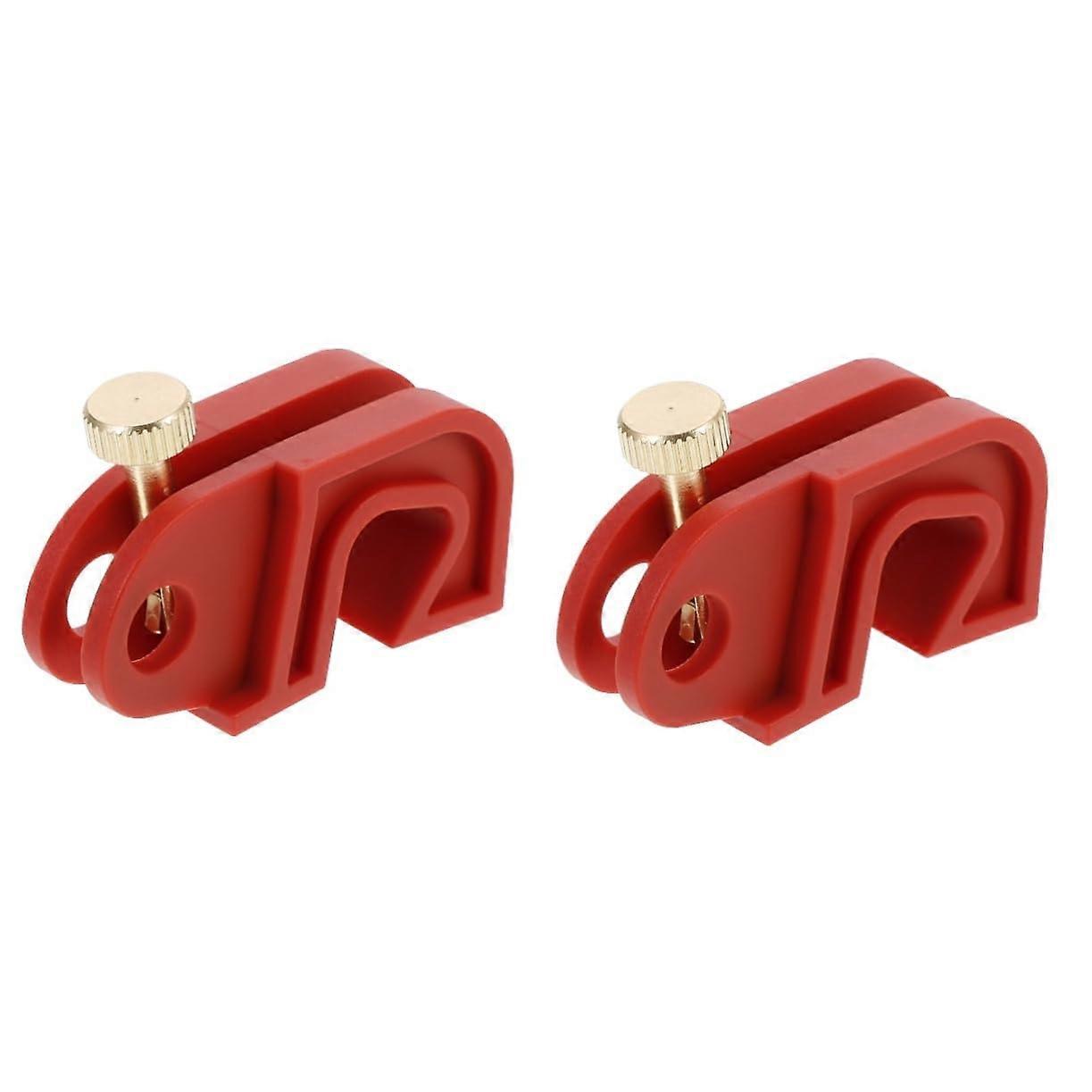 2pcs Circuit Breaker Lockout Keyless Clamp Universal MCB Safety Device Tool Lightweight