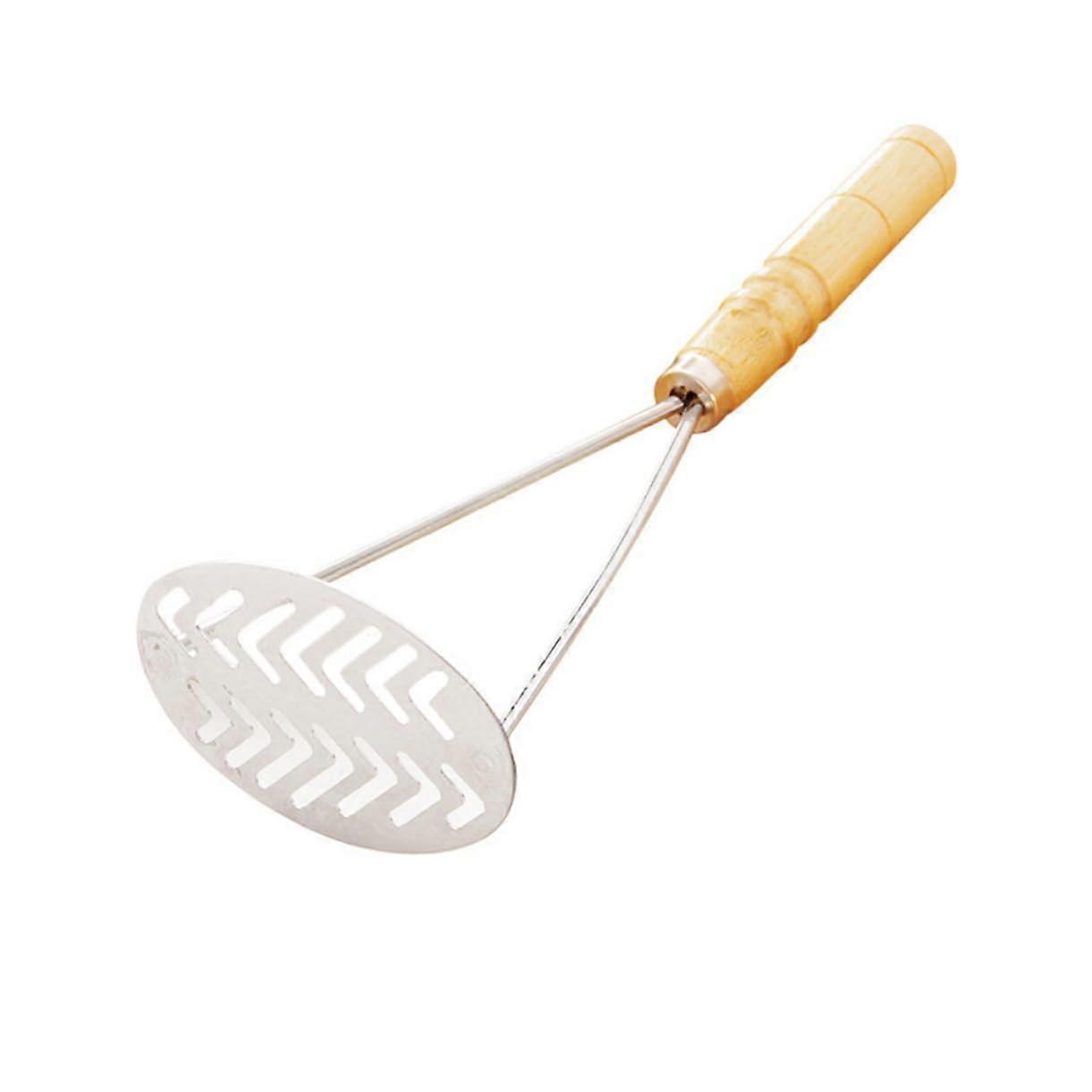 5pcs Bamboo Handle Potato Masher Set with Ergonomic NonSlip Grip for Easy Mashed Potatoes