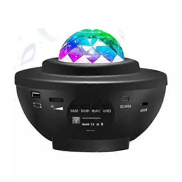 Star Projector Bluetooth Speaker USB Play 1-2 Hours Timer Room Decoration Projection Light