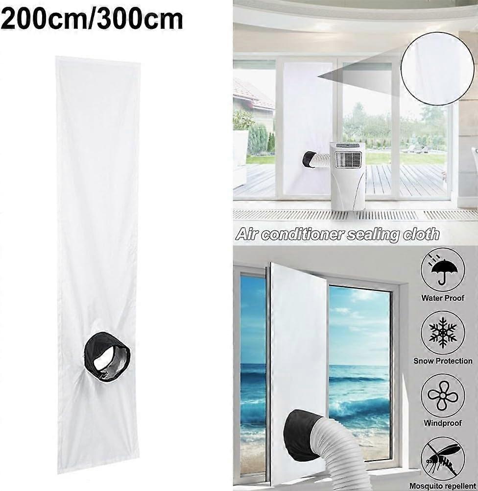 Portable Air Conditioner Window Seal Kit Adjustable Waterproof Polyester for Tilt Windows