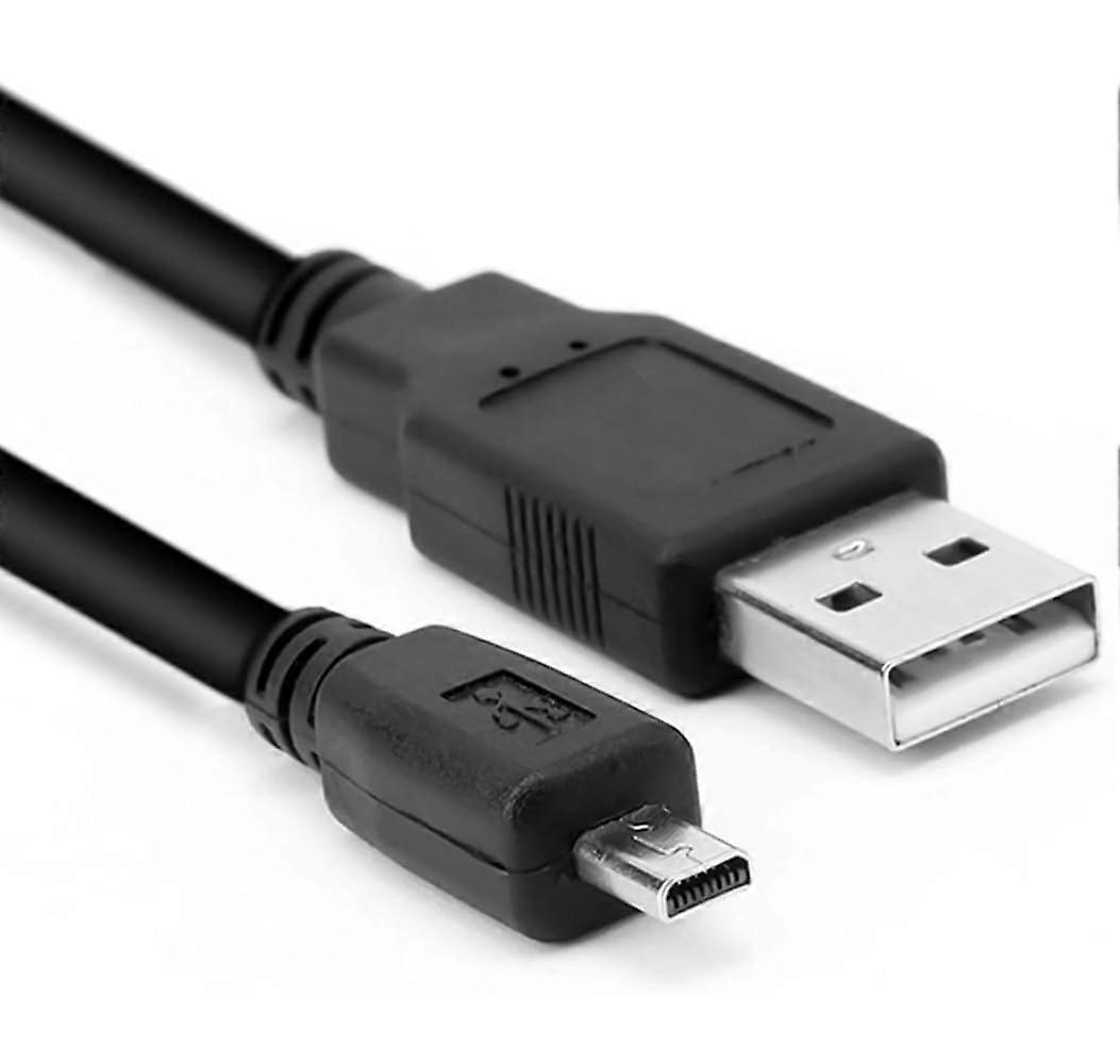 USB Cable for Olympus FE150 FE160 FE180 FE190 Camera, 1.5M Data Sync and Charge, Stainless Connector