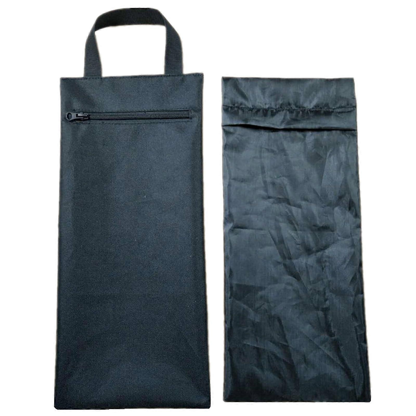 Sac de sable d'entraînement robuste à poids ajustable, noir