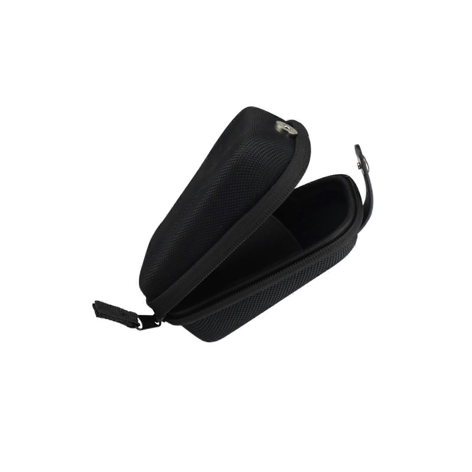 Golf Rangefinder Case with Hook and Zipper, EVA Hard Shell, Double Protection, Universal Black