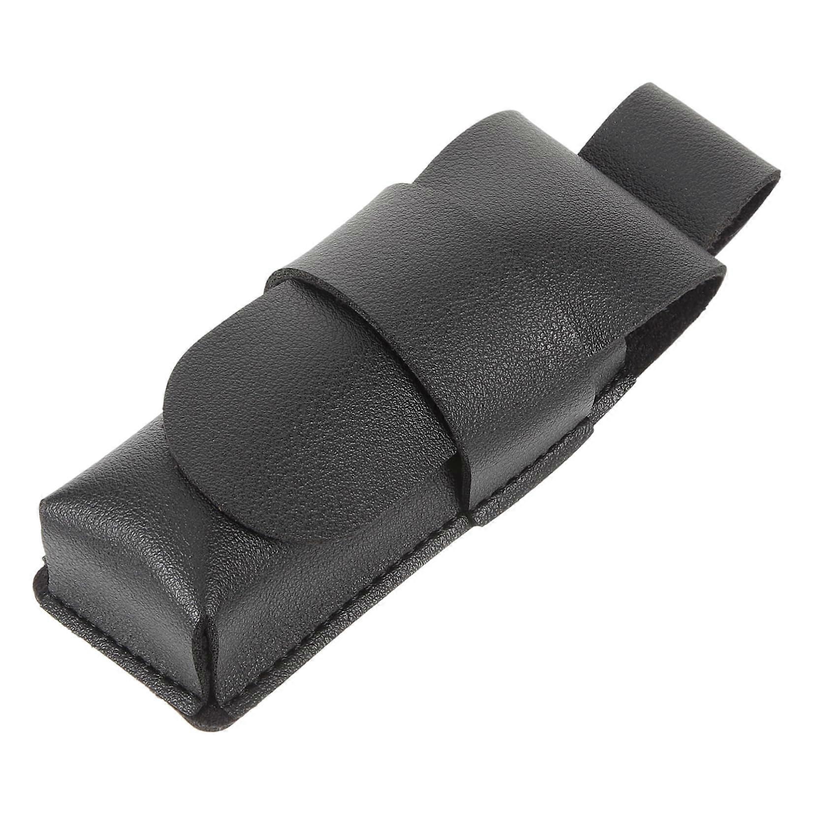 PU Leather Harmonica Case with Durable Travel Protection and Compact Storage Pouch