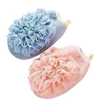Exfoliating Bath Gloves 2 Pack for Shower, Deep Exfoliation Body Scrubber Spa Mitts