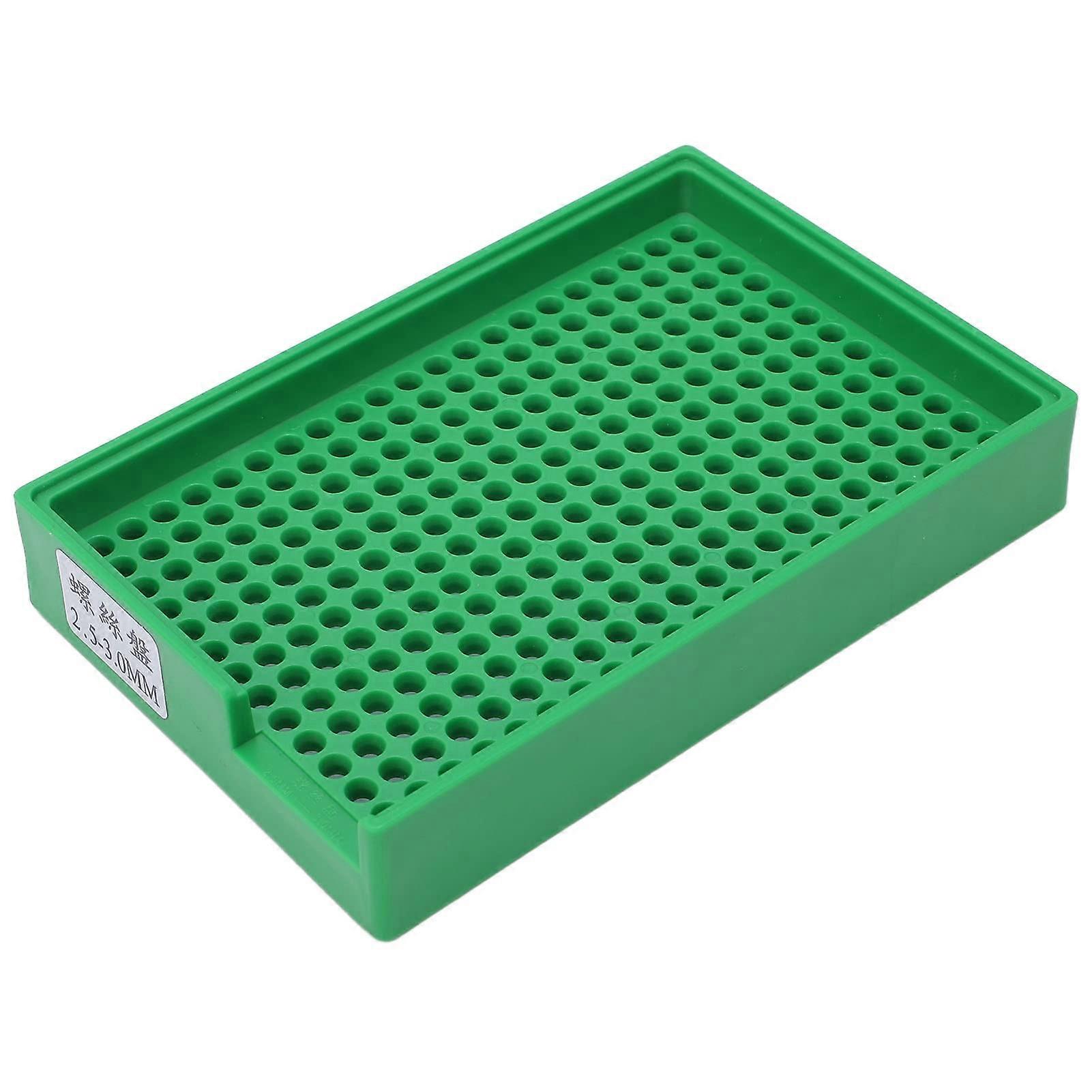 273 Holes Screw Organizer Box with V Guide SpillProof Antistatic PP for DIY Projects Workshop