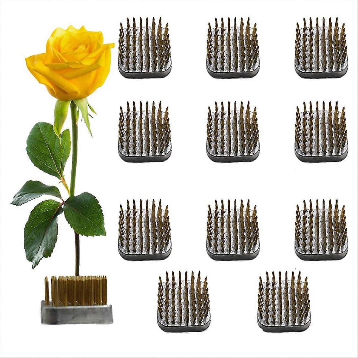 12pcs Flower Frog Holder,1.2Inch Square Flower Arrangement