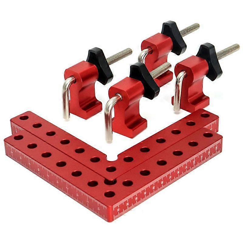 2 Pcs Quadrados de 90 Graus Fixação em Ângulo Reto 5.5X5.5 polegadas Ferramenta Tipo L