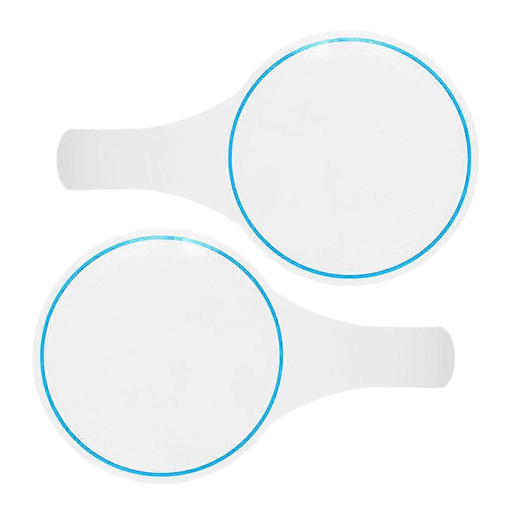 Erase Answer Paddle White Board for Voting 6Pcs Single Sided