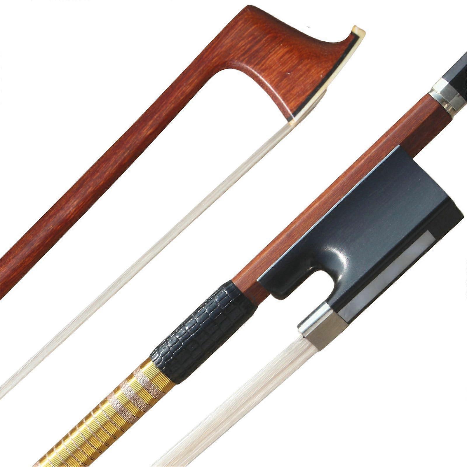 Pernambuco Violin Bow 4/4 Full Size French Peccatte Model Rococo Style for Precise Control