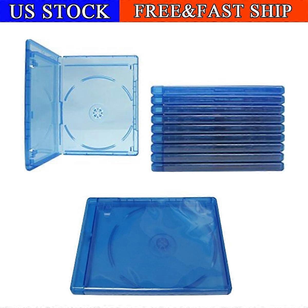 20Pcs Standard Blu-Ray Replacement Cases Single