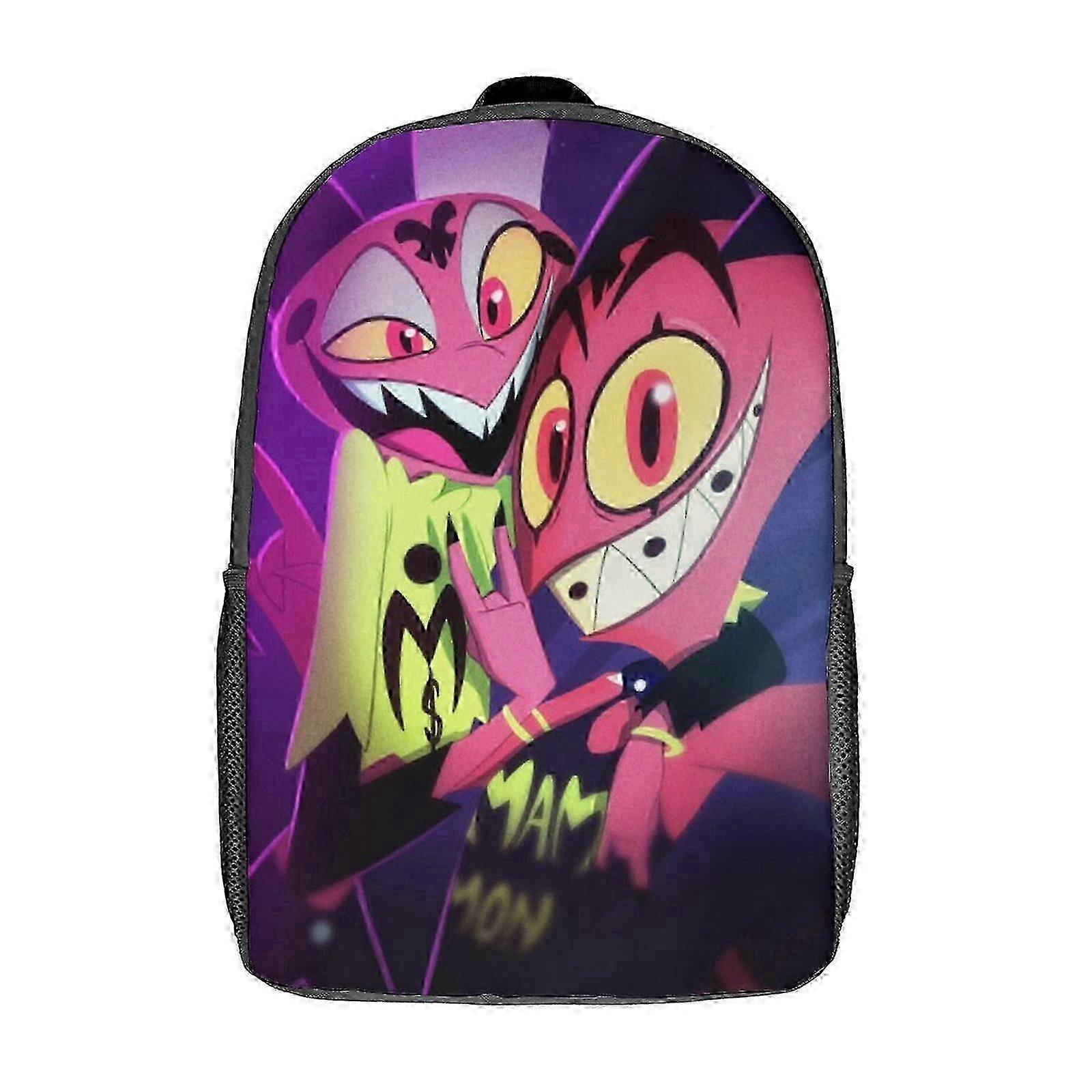 b5367 Helluva Boss Comedy Backpacks Basic Shoulder BackpackBookbag Satchel Backpack Rucksac uji5367