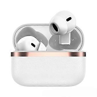 Leather-crafted Earphones Wireless Earbuds Featuring Sleek Semi-in-ear Fit Long-lasting All-day Battery Integrated Mic compatible with Users