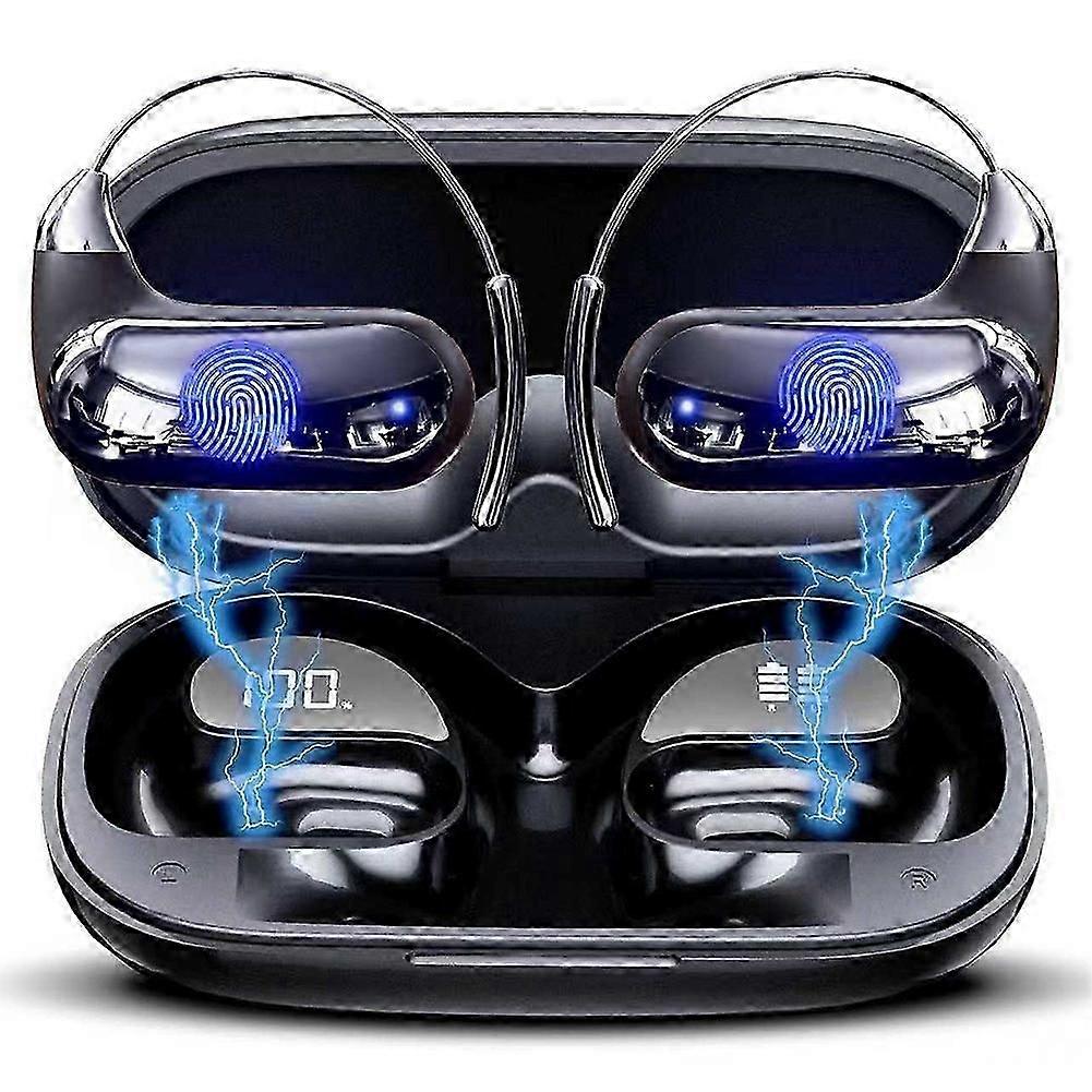 AI Bluetooth Earbuds with Smart Translation compatible with Real-Time Simultaneous Interpretation over-Ear Bone