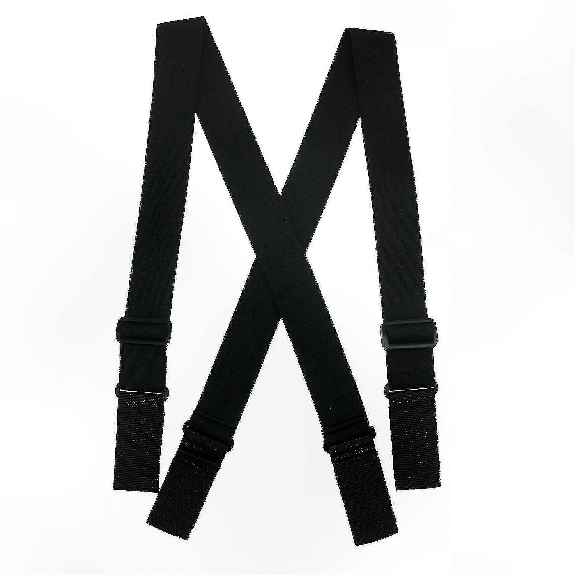 Durable Elastic Comfort Suspenders with Adjustable Hook & Loop Ends for Men