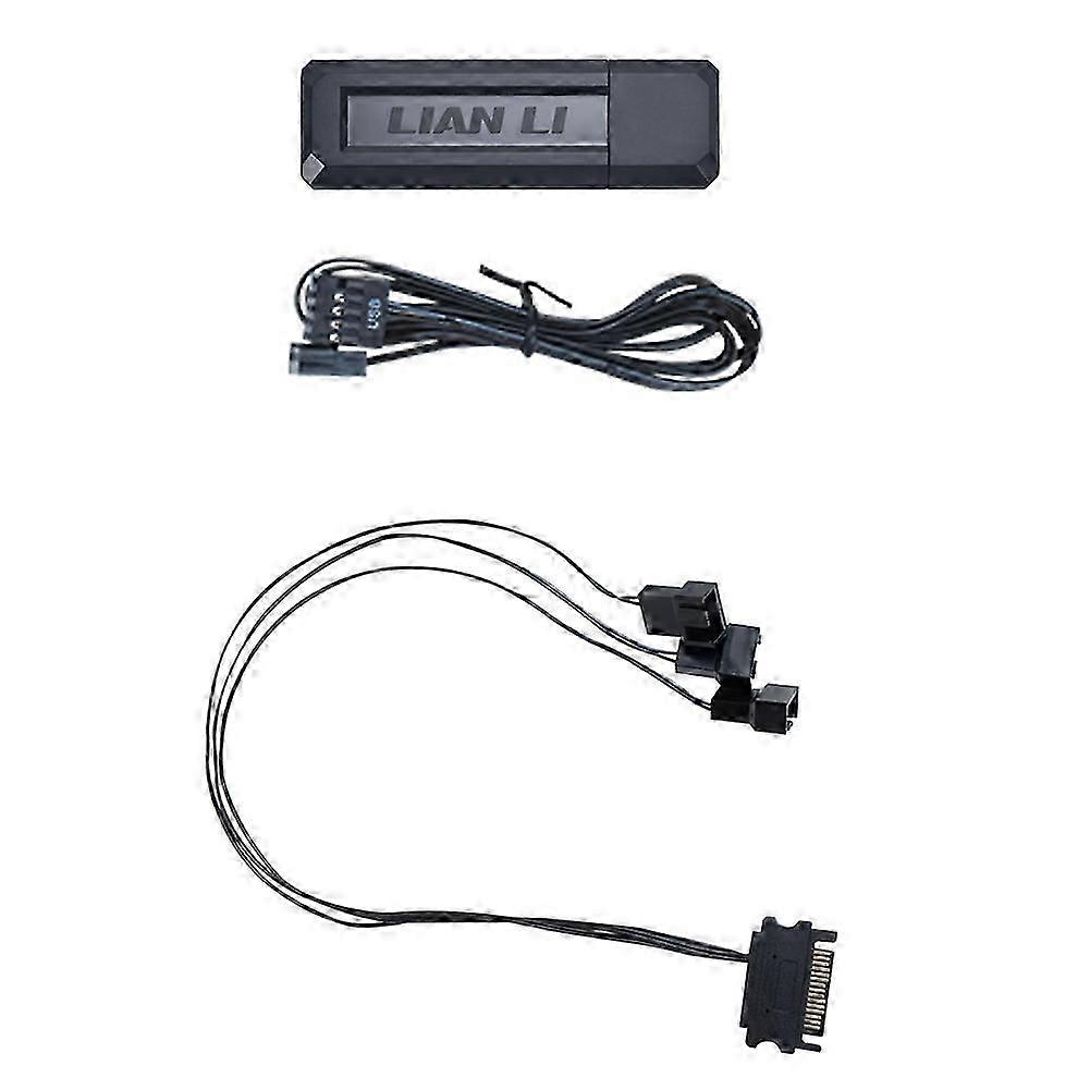 Fan L-Wireless Controller for SL Wireless, TL Wireless & Strimer Wireless with PWM SATA Cable - Bl
