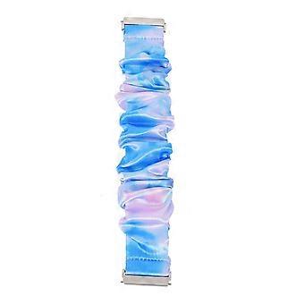 Blue Elastic Watch Strap for with 1Pcs Fashion Watch Wrist Strap