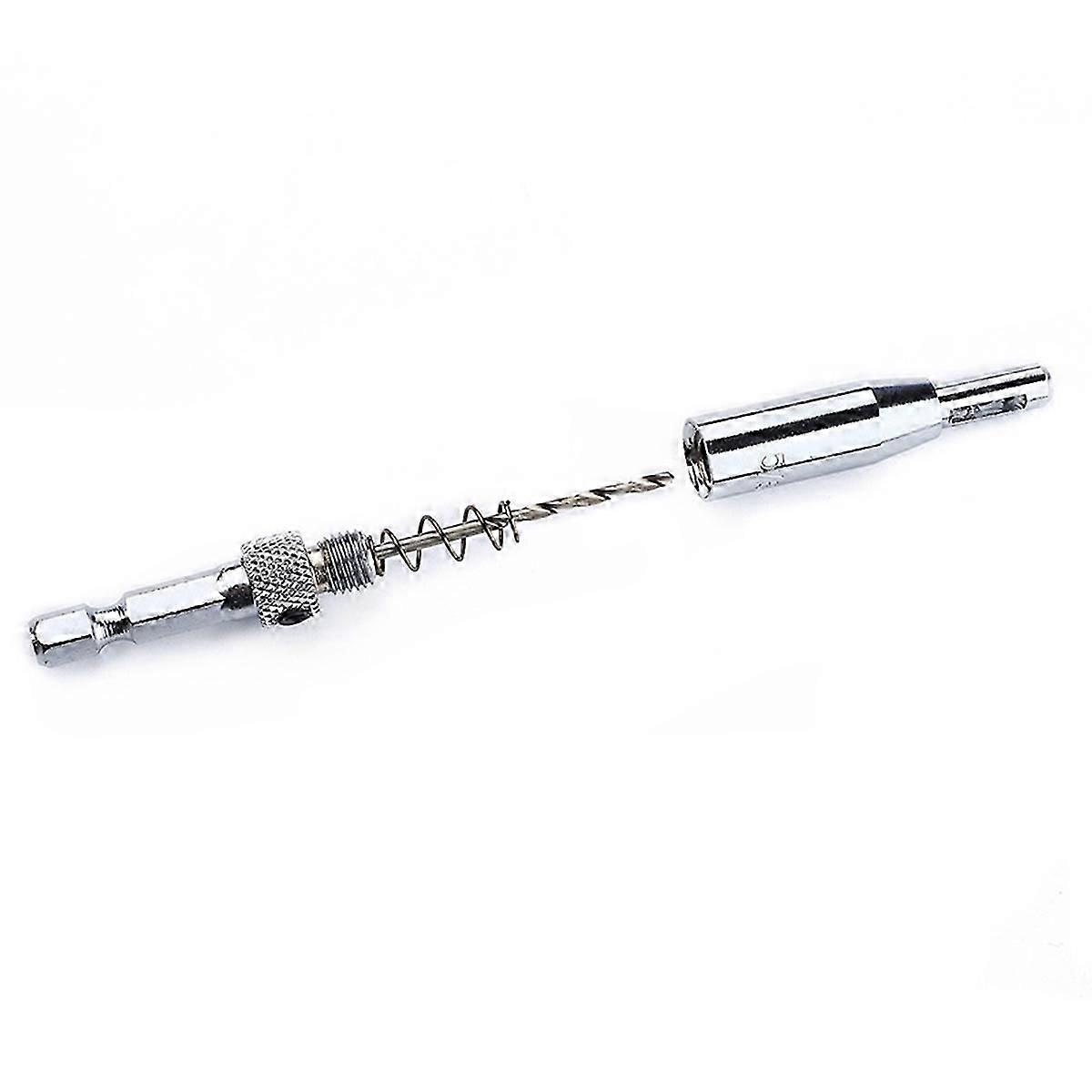 Door Self-Centering Hinge Drill Bit Set Woodworking Hole Dilating Cylindrical Precisely Positioned 7Pcs