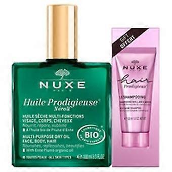 Pack Huile Prodigieuse Néroli + Hair Prodigieux Shampoo 100ml+30ml