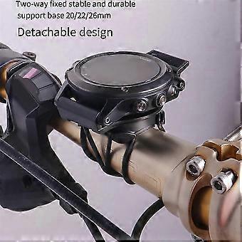 Support de chronomètre pour ordinateur de vélo Garmin Fenix 5 (22 mm)