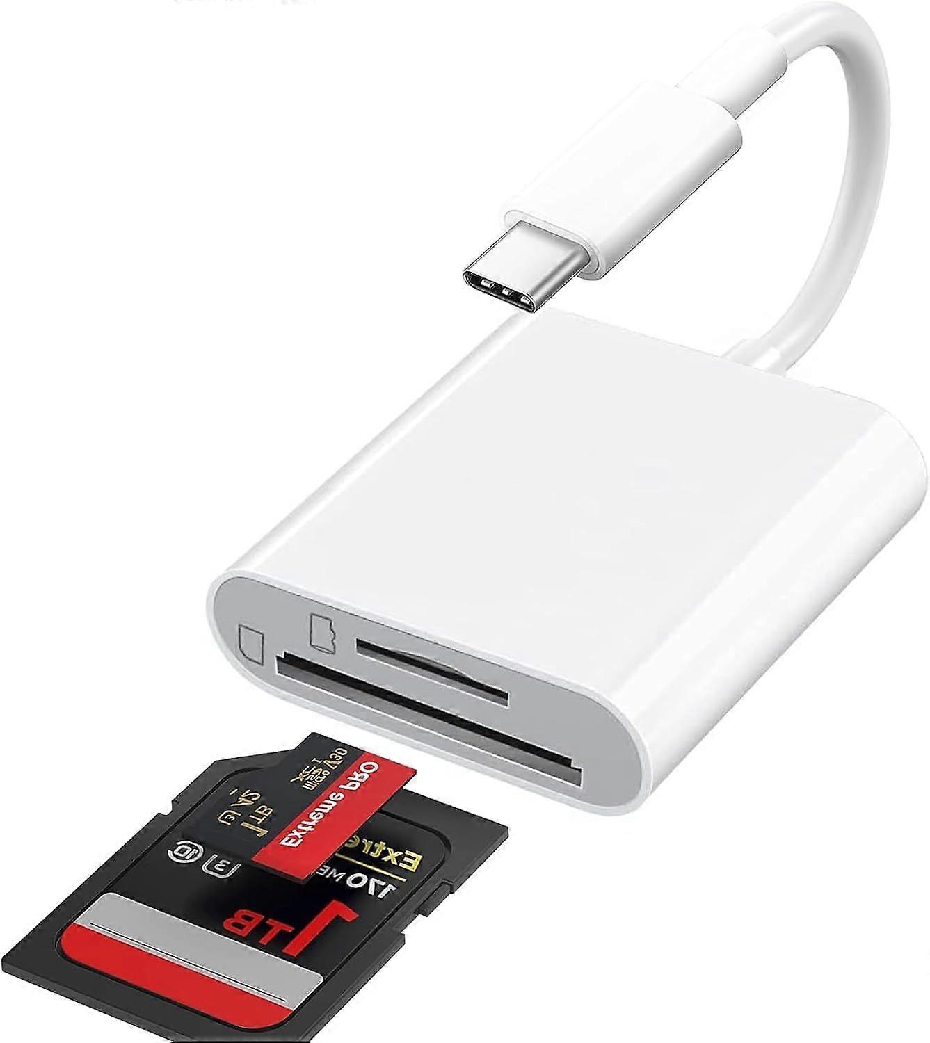 Card Reader Dual Battery: Suitable for: USB C SD, Type C OTG Camera Memory Card