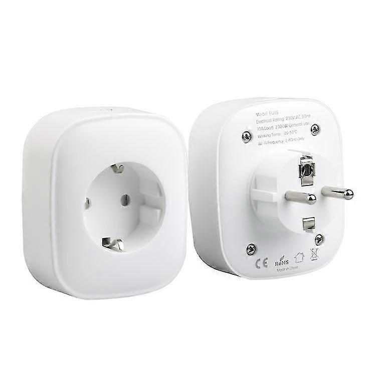 Smart Socket (e-type), 16a Power Outlet, Wifi Remote Control Timing Switch Wireless Smart Socket