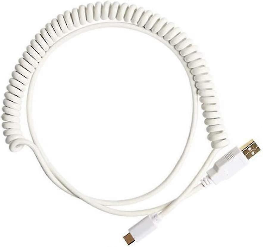 Usb C Coiled Cable Wire Mechanical Keyboard Usb Cable Type C Usb Interface