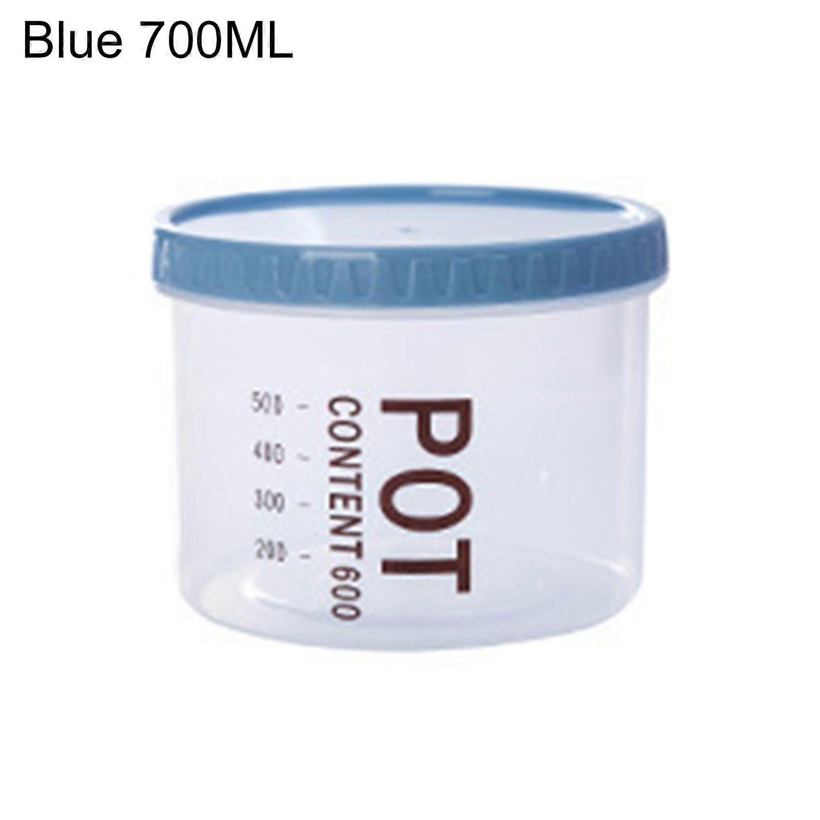 700/900ml Storage Can with Scale Stackable Plastic Dried Fruit Tea Sealed Jar Kitchen Accessories