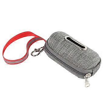 Eco-Friendly Large Capacity Cloth Dog Poop Bag Dispenser with Rope