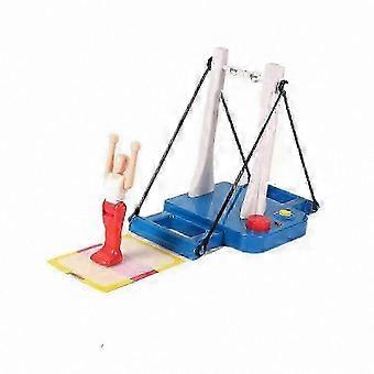 SNDO-Gymnastics Horizontal Bar Flip Toy Machine  Kids Desktop Gymnastics Game
