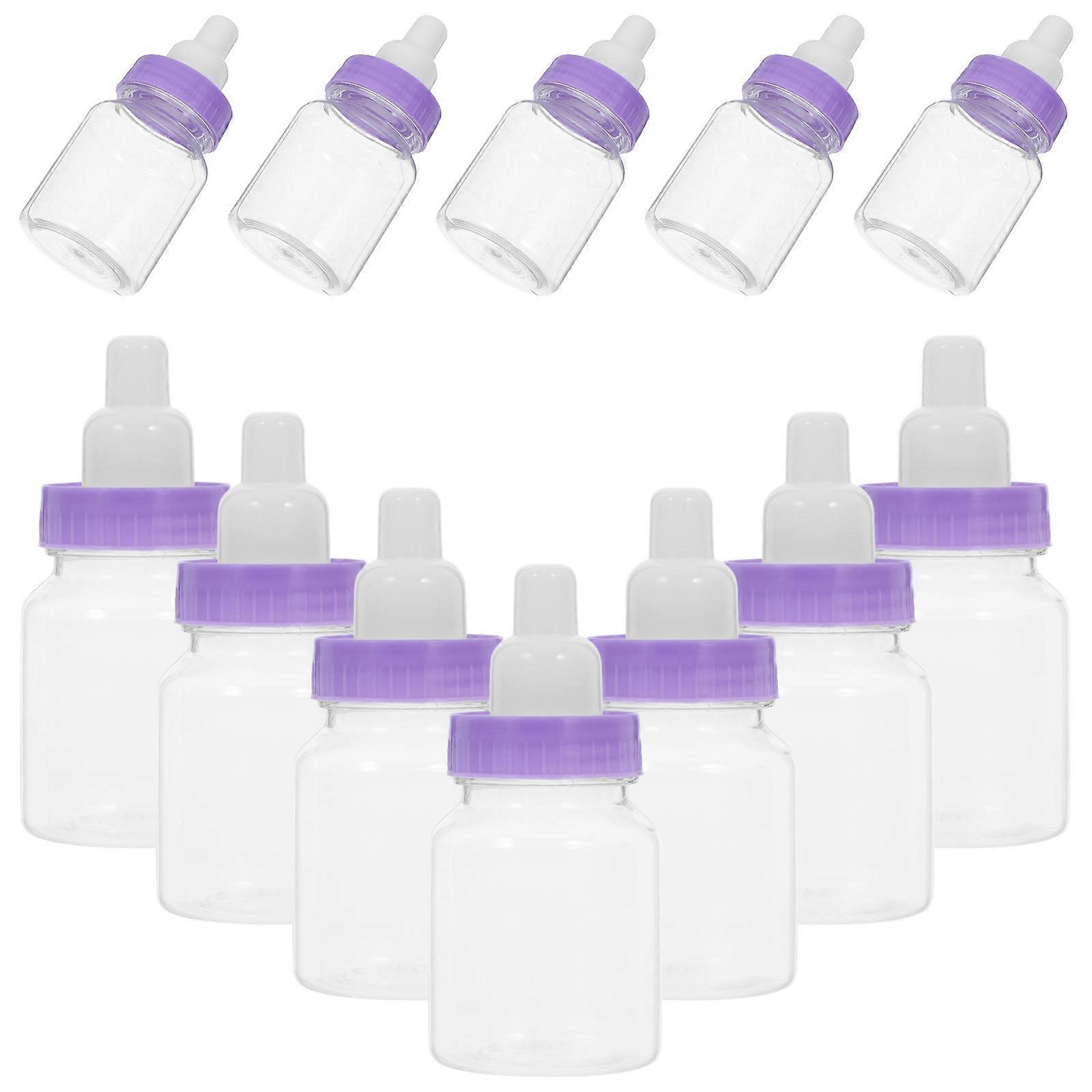 Baby Shower Candy Bottles PP Packaging Boxes for Storage 60Pcs