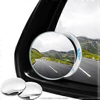 2 Pack Blind Spot Mirrors for Cars - Waterproof 360 Rotating Convex Convex Mirror for Universal Cars-fqwy