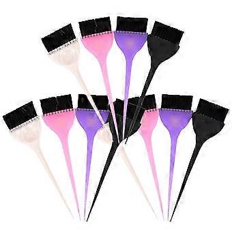 12Pcs Hair Dyeing Brushes  Hair Tint Brush Durable Hairdressing Tool Random Color