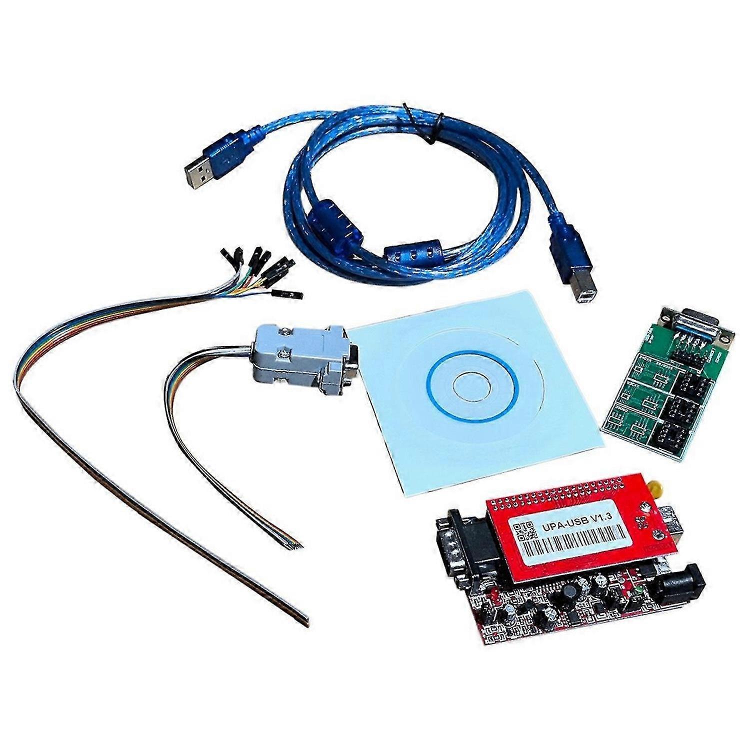 UPA USB .3 with Test Cable ECU Chip Tunning Full Script Upa Usb Programmer Full Eeprom Adapter
