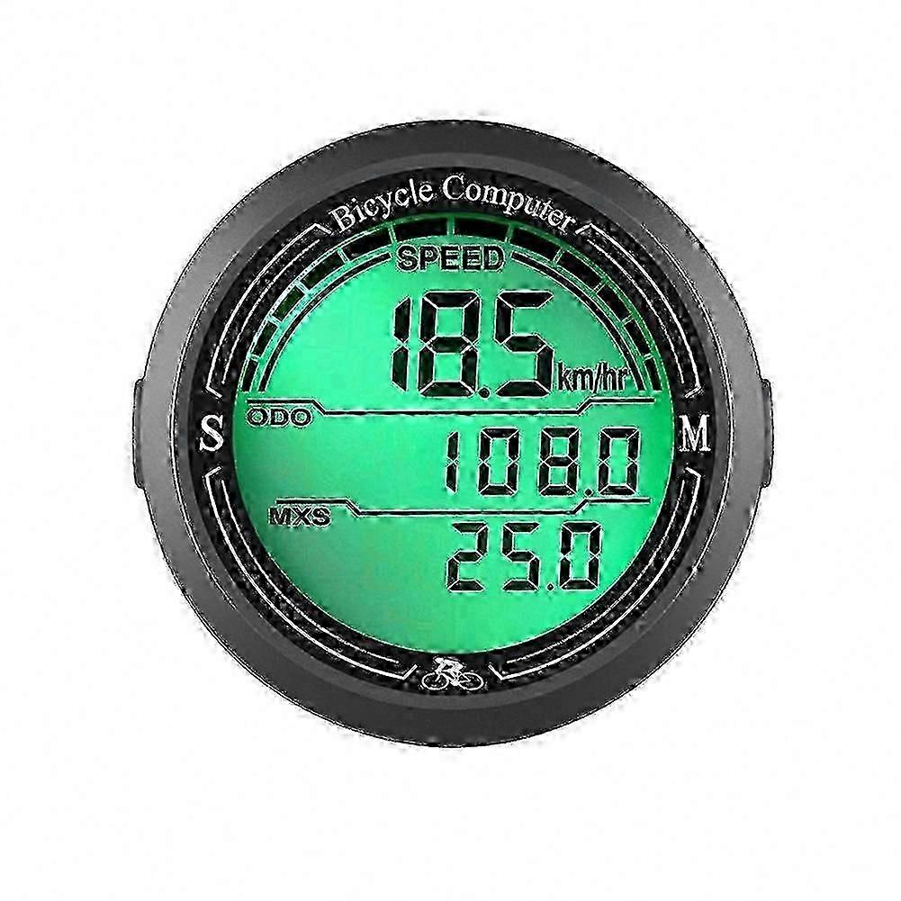 Waterproof Round Shaped Bike Computer and Cycle Odometer with Backlight Screen
