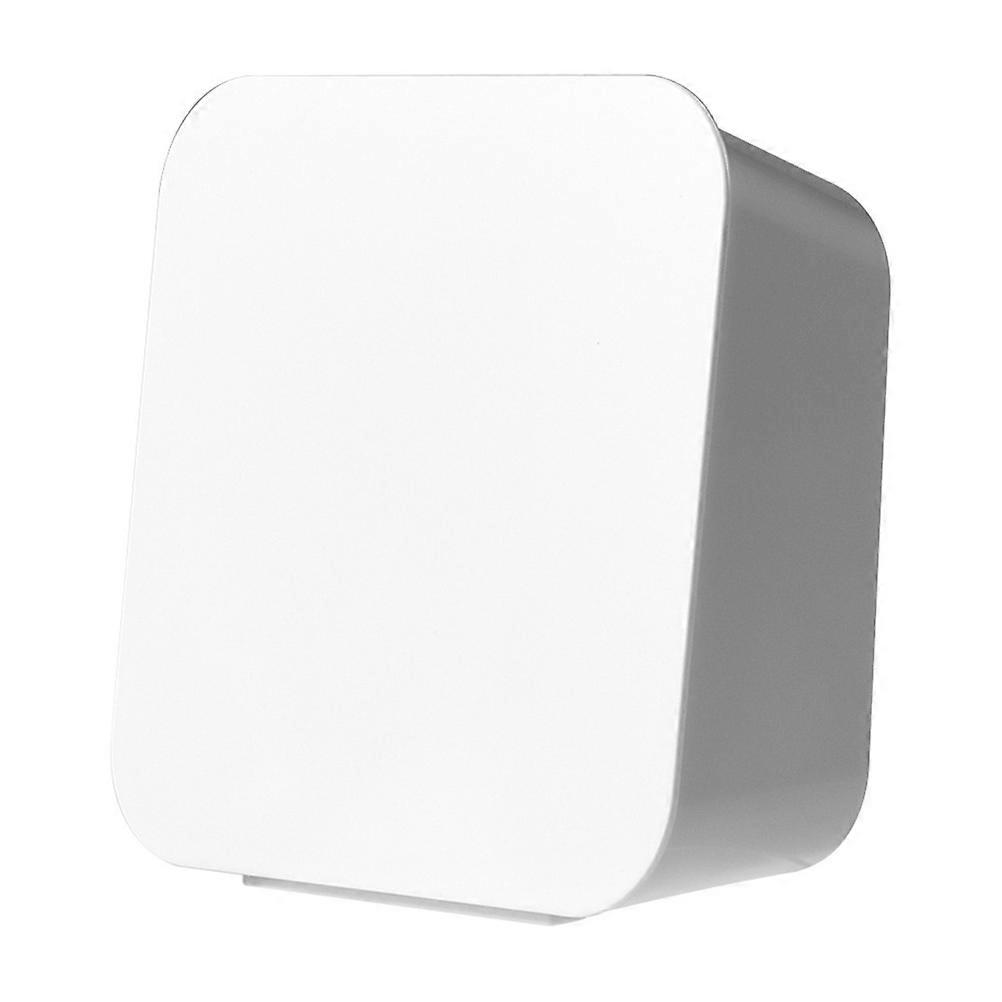 Wall Garbage Can for Storage White ABS Material Compact Holder