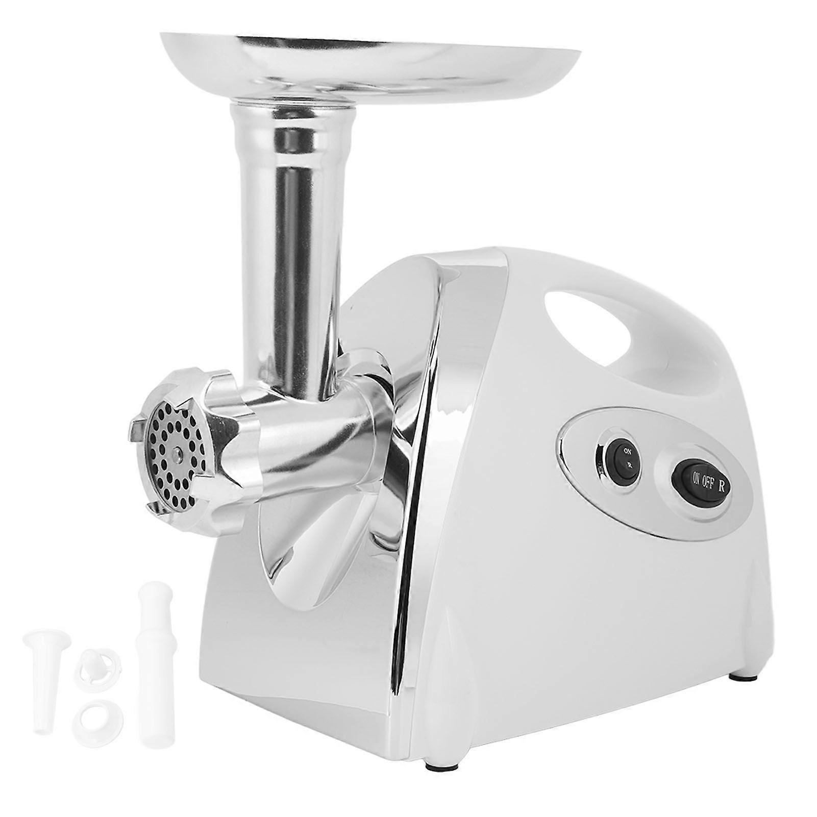 Home Electric Multi Function Automatic Meat Grinder High Power White Meat Grinder US Plug 110V