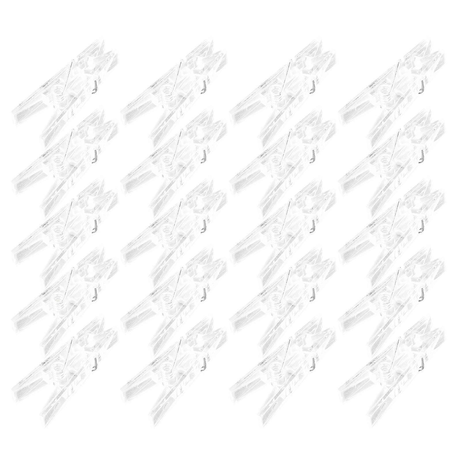 Plastic Christmas Lamp String Hanging Clamps 100Pcs Clip
