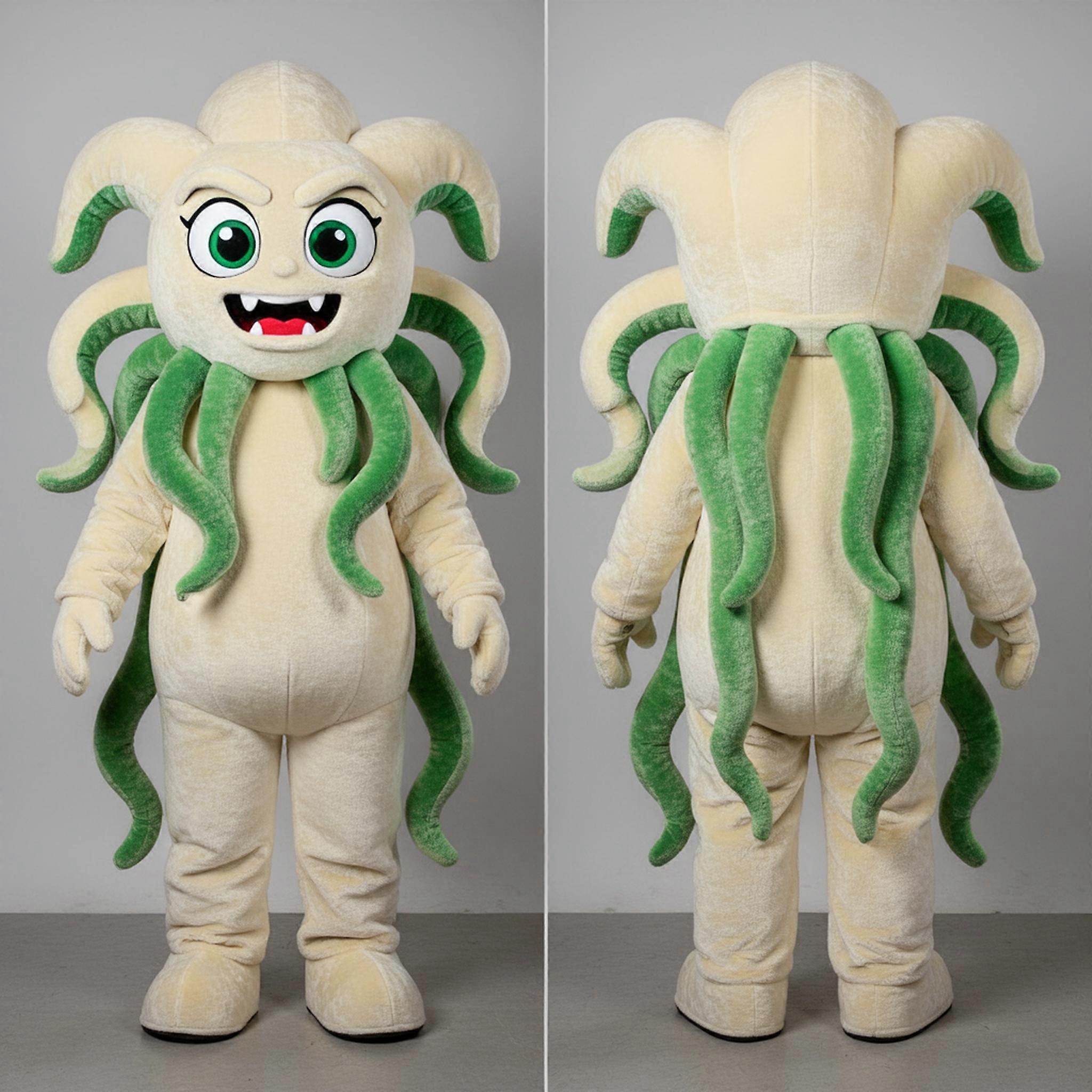 MASTICOT Cream Rounded Medusa Mascot