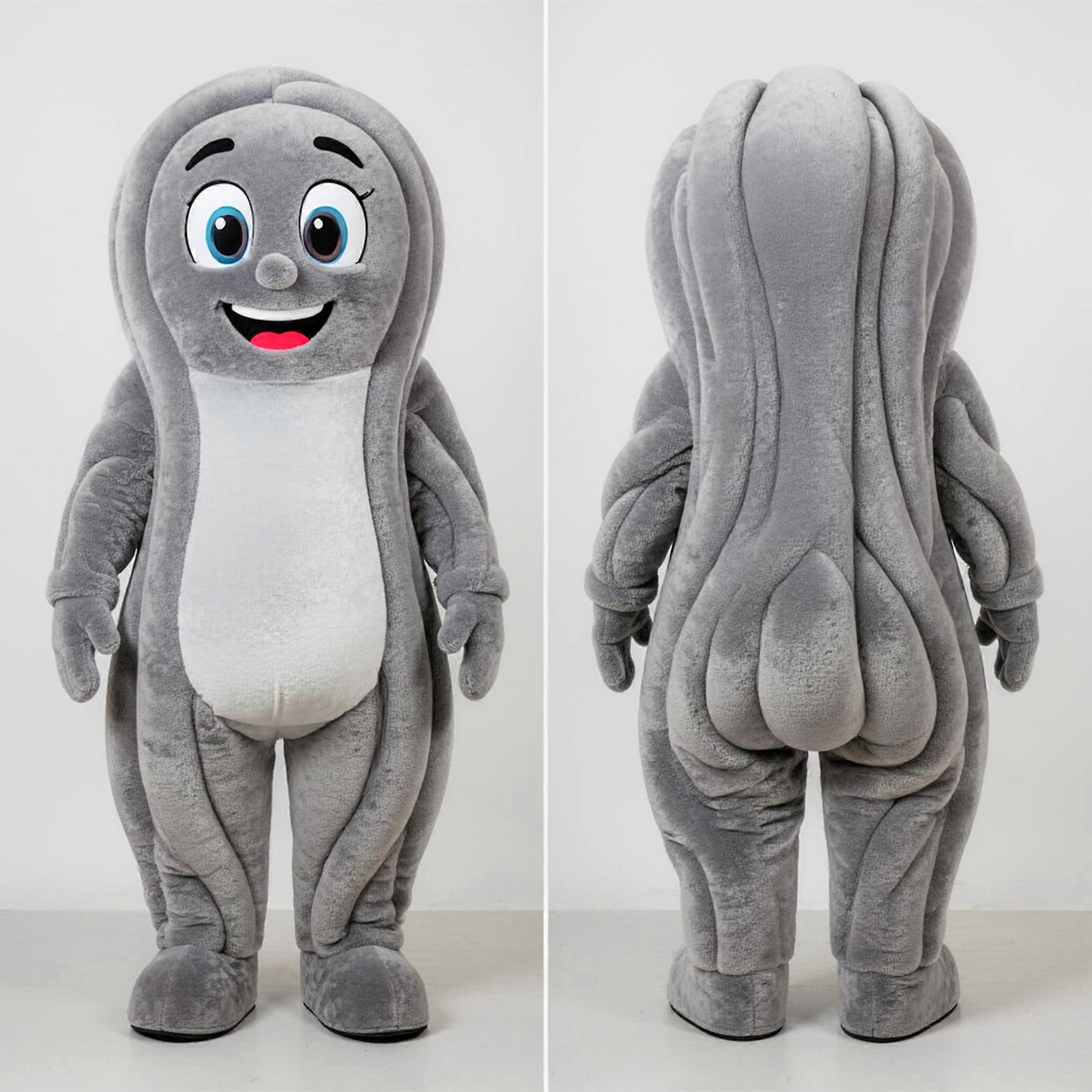 MASTICOT Slate Gray Velvety Ramen Mascot