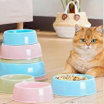 Plastic pet bowl 20cm diameter dog cat food water feeding dish