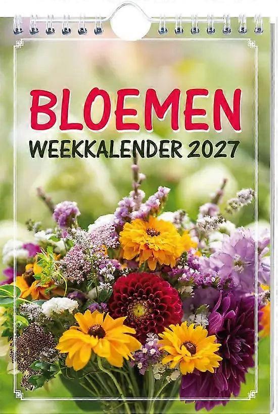 Flower Weekly Calendar 2027