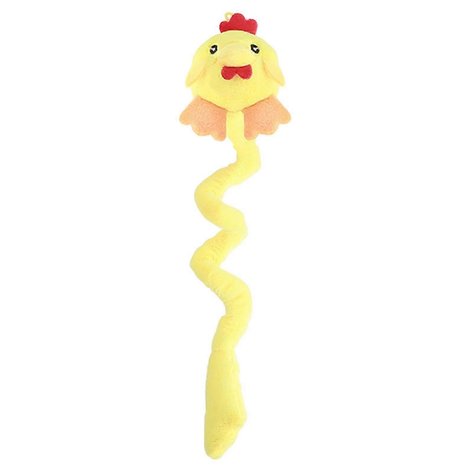 Soft Plush Crinkle Toy With Stretchable Tail