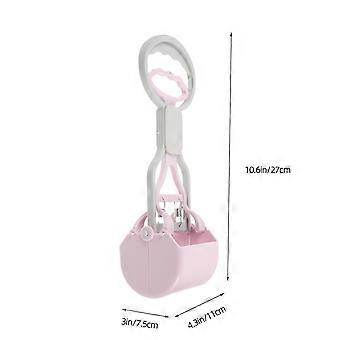 Dog Pooper Scooper Plastic Violet Foldable for Easy Pick