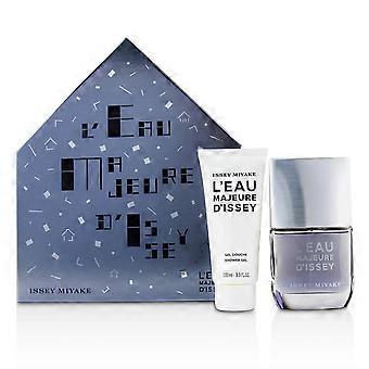 Issey Miyake L'eau Majeure D'lssey Coffret: Eau De Toilette Spray 50ml/1.6oz + Shower Gel 100ml/3.3oz  2pcs