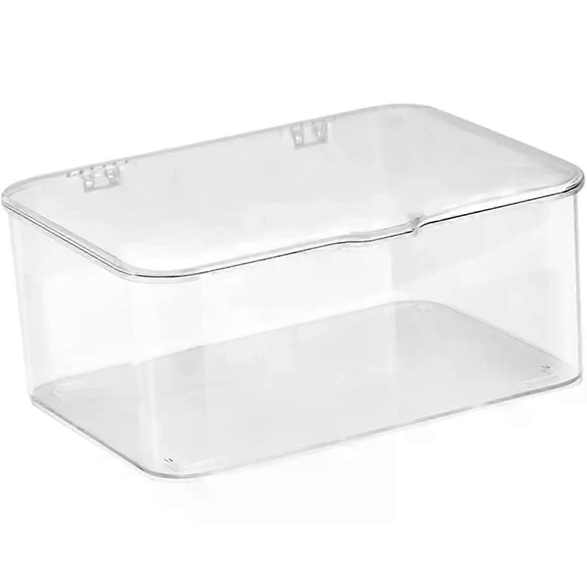 Storage Box, Stackable Ps Organizer with Lid for Home School